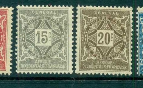 Senegal 1914 Postage Dues Asst