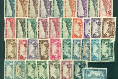 Senegal 1935-40 Faidherbe Bridge & Diourbel Mosque Asst