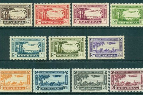 Senegal 1935 Air Post, Landscape, caravan