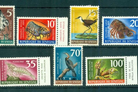 Senegal 1968-69 Wildlife, marine life