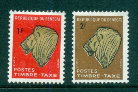 Senegal 1966-83 Postage Dues 1,2f