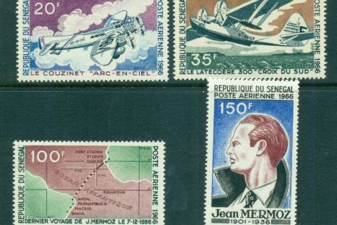 Senegal 1966 Jean Mermoz Aviator