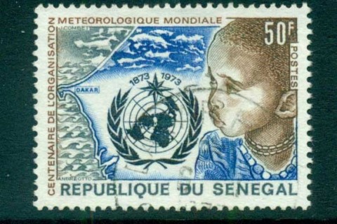 Senegal 1973 Intl. meterological cooperation