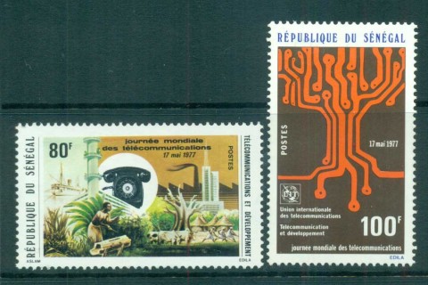Senegal 1977 World telecommunication Day