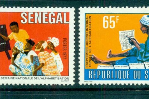 Senegal 1977 National Literacy Week