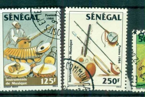 Senegal 1985 Traditional Musical Instruments