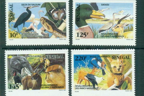 Senegal 1992 National parks, Birds, Wildlife