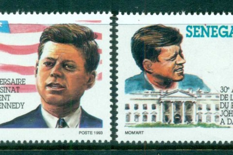 Senegal 1993 JFK, Kennedy Assassination 30th Anniv