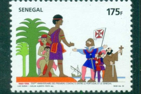 Senegal 1994 Arrival of Portugese in Senegal 550th Anniv