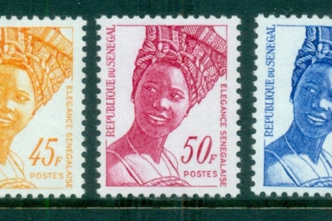 Senegal 1993 Woman in Headress 3v