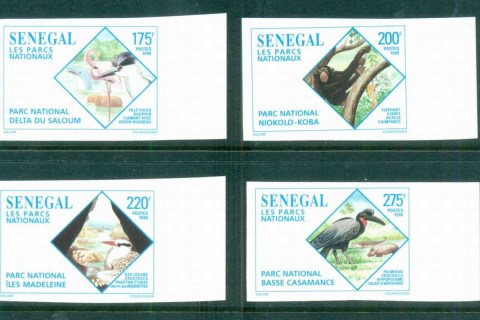 Senegal 1996 National Parks Birds, Chimp