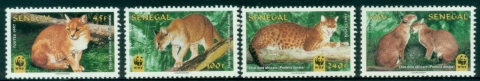 Senegal-1997-WWF-African-Golden-Cat-MUH