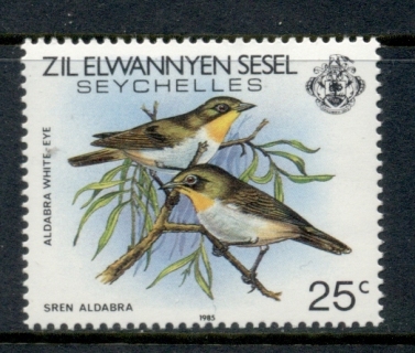 Seychelles-ZES-1983-88-Birds-25c-dated-1985-MUH