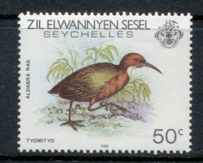 Seychelles-ZES-1983-88-Birds-50c-dated-1988-MUH