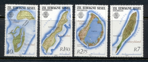 Seychelles-ZES-1983-Island-Maps-MUH