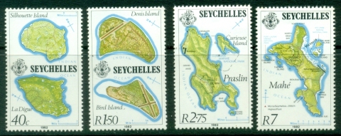 Seychelles-1982-Island-Maps-MUH