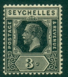 Seychelles-1921-32-KGV-Portrait-3c-black-MLH