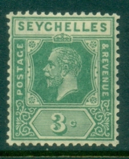 Seychelles-1921-32-KGV-Portrait-3c-green-MLH