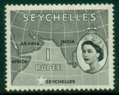 Seychelles-1954-56-QEII-Pictorials-1R-Map-MLH