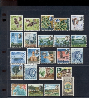 Seychelles-1962-69-QEII-Pictorials-wmk-vars-MLH