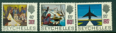 Seychelles-1971-Pictorial-Views-Surcharged-MLH