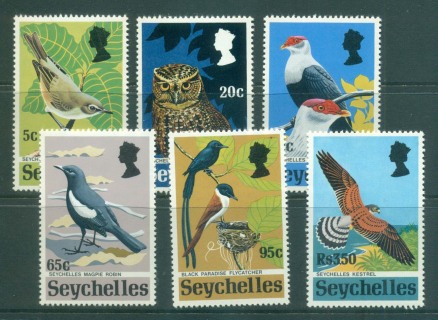 Seychelles-1972-Birds-MUH-Lot55385