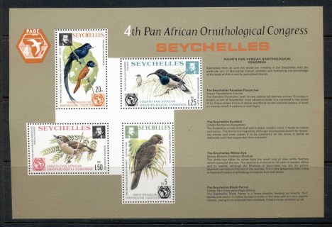 Seychelles-1976-Birds-MS-MUH