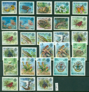 Seychelles-1977-91-Pictorials-Asst-reprints-Wildlife