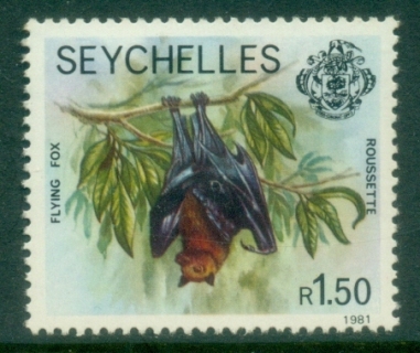 Seychelles-1977-QEII-Pictorial-150R-Flying-Fox-MUH