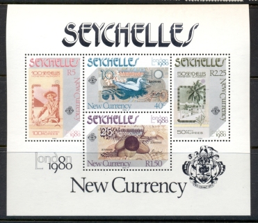 Seychelles-1980-London-Stamp-Ex-MS-MUH