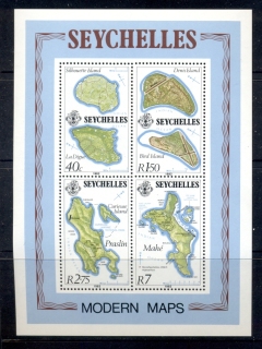 Seychelles-1982-Island-Maps-MS-MUH