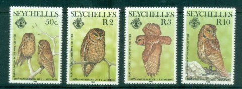 Seychelles-1985-Audubon-Birds-MUH