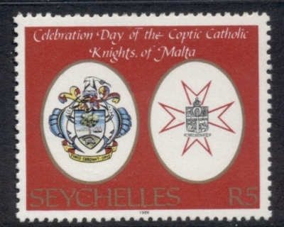 Seychelles-1986-Knights-of-malta-MUH