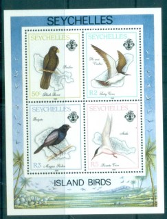 Seychelles-1989-Island-Birds-MS-MUH