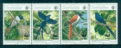 Seychelles-1996-WWF-Black-Paradise-Flycatcher