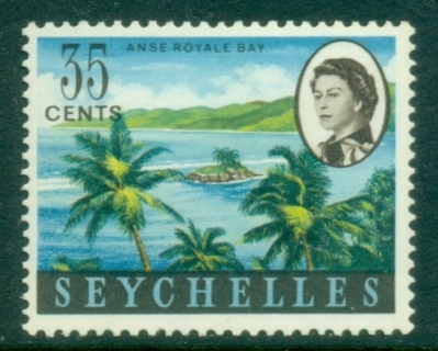 Seychelles-1962-QEII-Pictorial-35c-Anse-Royale-Bay-MLH