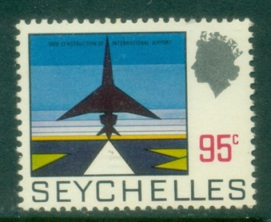 Seychelles-1969-QEII-Pictorial-95c-International-Airport-MUH