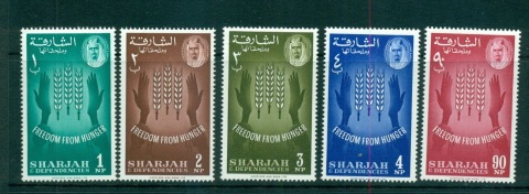 Sharjah-1963-FFH-Freedom-From-Hunger-MLH-MUH-lot71466