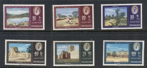 Sharjah-1964-Mi81-86-Country-Impressions-MUH