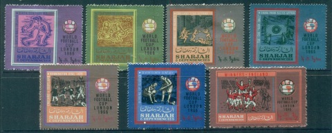 Sharjah-1966-Mi337-343-World-Cup-Soccer-London