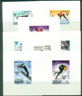 Sharjah-1968-Mi400-415-Winter-Olympics-Grenoble-Opts-Gold-Medallists-8xDLMS-MLH