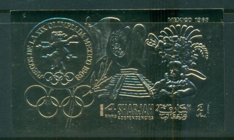 Sharjah-1968-Mi526B-Summer-Olympics-Mexico