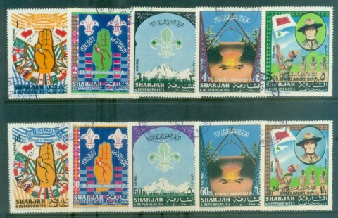 Sharjah-1968-World-Scout-Jamboree-CTO-lot77263