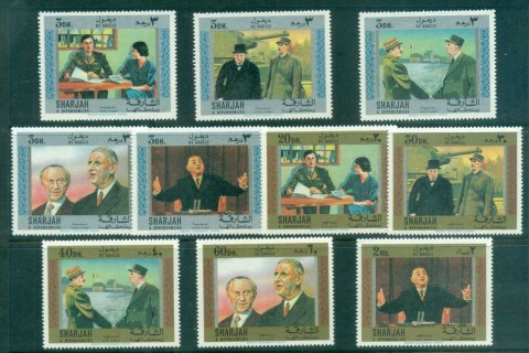 Sharjah-1970-Charles-de-Gaulle-MUH-lot84597