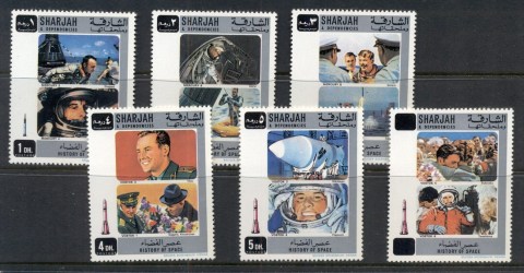 Sharjah-1970-Mi676-680-History-of-Space-Research-I-MUH