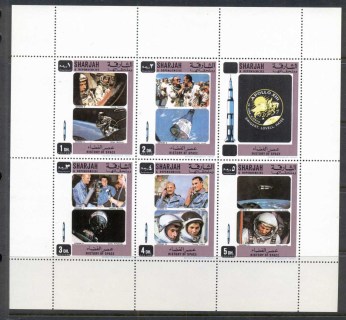 Sharjah-1970-Mi686-690-History-of-Space-Research-II-sheetlet-MUH