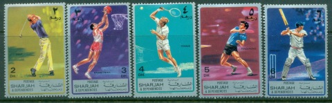 Sharjah-1971-Mi864-873-Sports-MLH