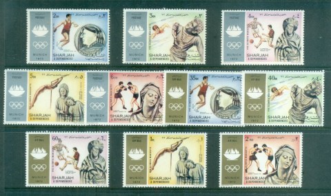 Sharjah-1971-Munich-Olympics-MUH-lot84622