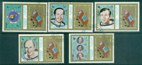 Sharjah-1972-Apollo-17-Astronauts-Zodiac-Signs-Airmail-CTO