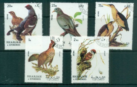 Sharjah-1972-Birds-Pt-I-CTO